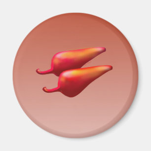 Aimant rond Red Chili Peppers