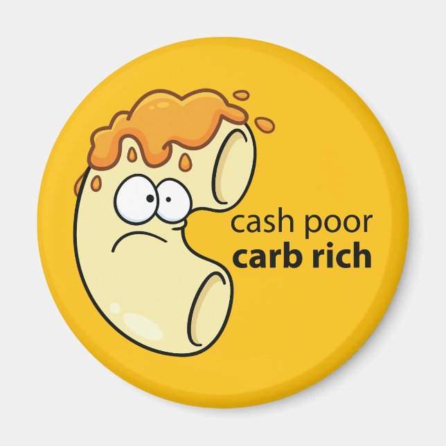 Aimant rond riche en glucides (Devant)