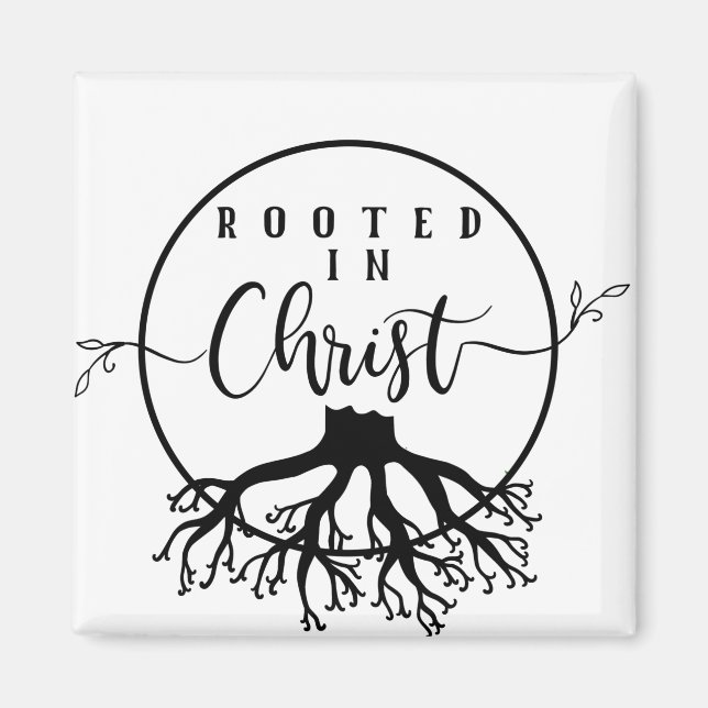 Aimant Rooted in Christ (Devant)