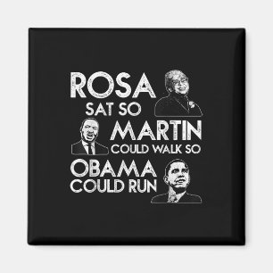 Aimant Rosa Martin Obama Afrique-Amérique Noire M