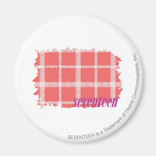Aimant Rose 2 de plaid