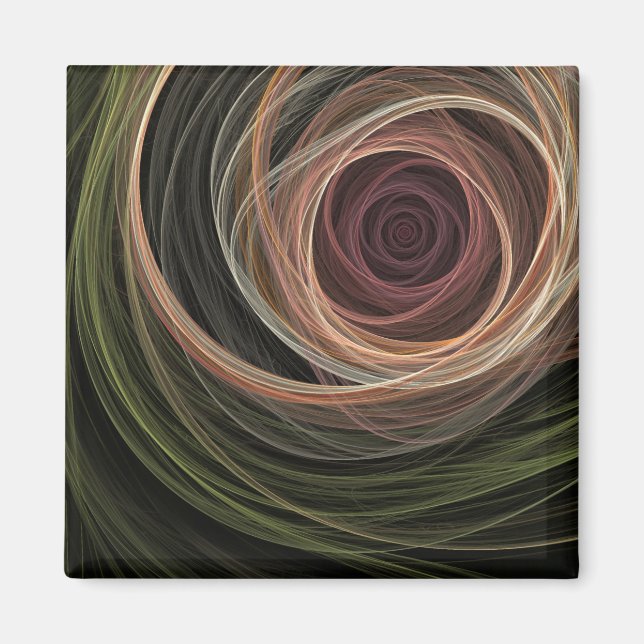 aimant Rose Abstrait (Devant)