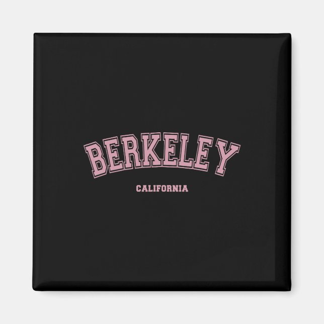 Aimant Rose Berkeley Californie Ca Style Université Sur B (Devant)