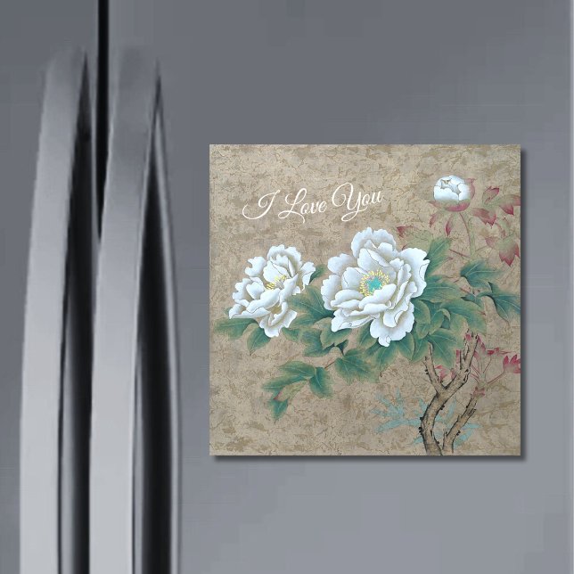 Aimant Rose blanche (Créateur téléchargé)