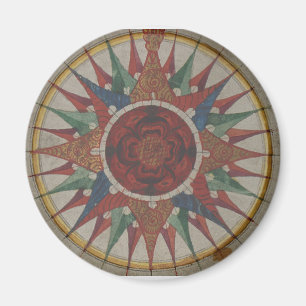 Aimant Rose de boussole de manuscrit