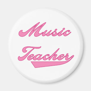 Aimant Rose de professeur de musique