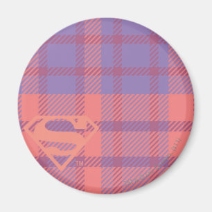Aimant Rose de Supergirl et motif pourpre