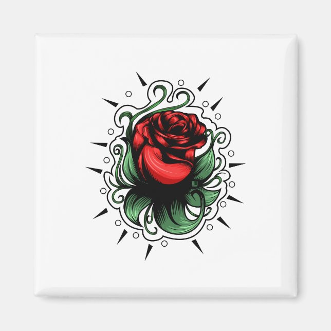 Aimant Rose Extraordinaire (Devant)