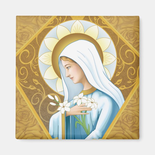 Aimant Rose mystique (Devant)