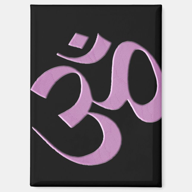Aimant Rose Om  (Recto)