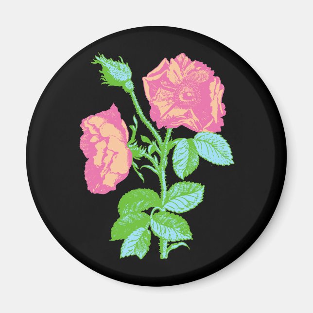 Aimant Rose Pastel (Devant)