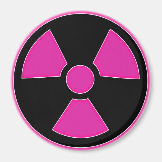 Aimant rose radioactif