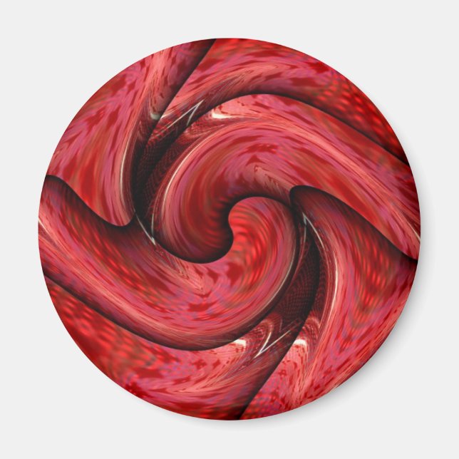 Aimant Rose rouge (Devant)