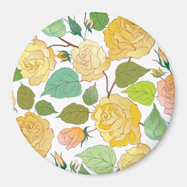 Aimant Roses 9 (Devant)