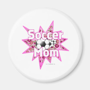 Aimant Roses de maman de football