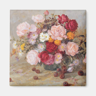 Aimant Roses et marguerites