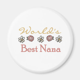 Aimant Roses et Nana du monde de marguerites meilleure