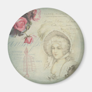 Aimant Roses Roses Roses Roses vintages