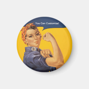 Aimant Rosie la riveuse On peut le faire ! Votre texte ic