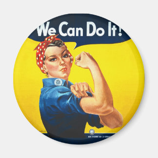 Aimant Rosie le Riveter - "Nous pouvons le faire !"