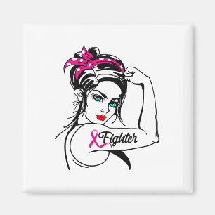 Aimant Rosie Le Riveter Sensibilisation au cancer du sein