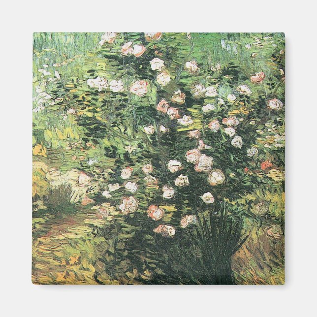 Aimant Rosier en fleurs par Vincent van Gogh (Devant)