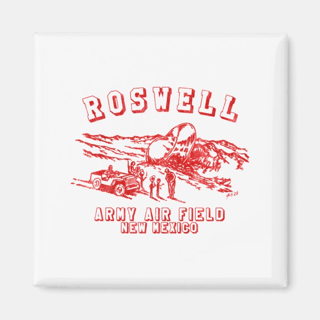 Aimant Roswell Army Air Field New Mexico _1  (Devant)