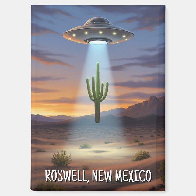 Aimant Roswell New Mexico UFO (Recto)