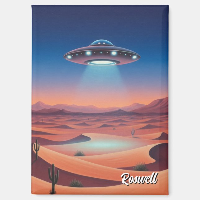 Aimant Roswell New Mexico UFO (Recto)