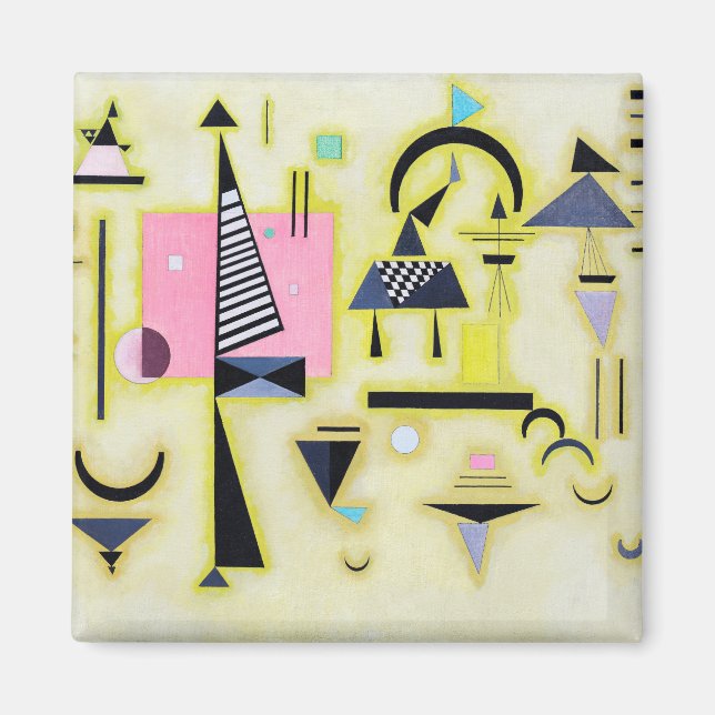 Aimant Rosy définitif, Wassily Kandinsky (Devant)