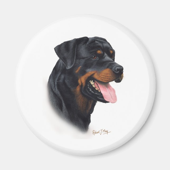 Aimant Rottweiler (Devant)
