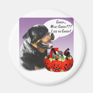 Aimant Rottweiler Halloween Candy