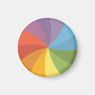 Aimant Roue arc-en-ciel
