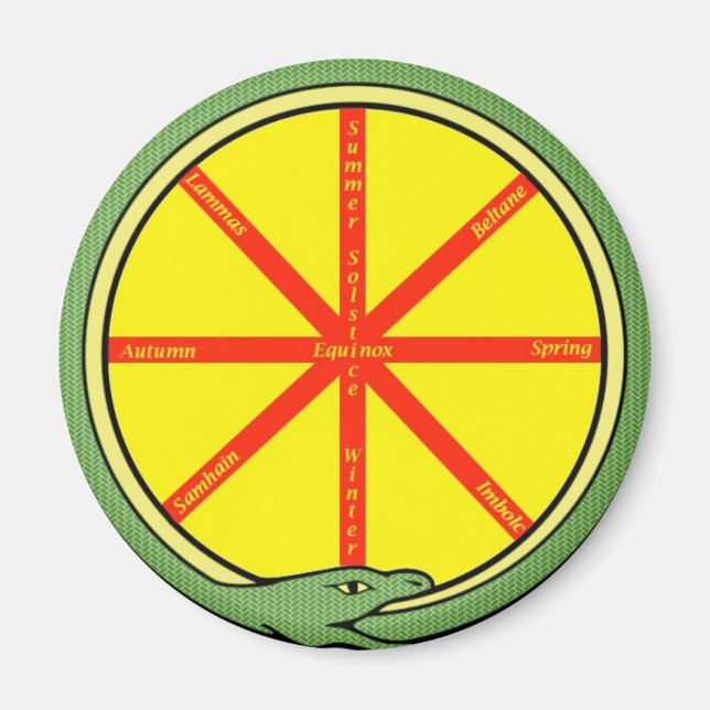 Aimant Roue Ouroboros (Devant)