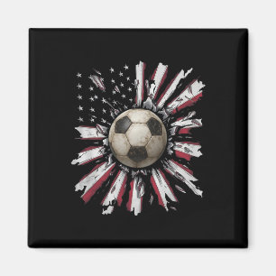 Aimant Rouge-blanc-bleu Soccer Ll Explosion Grunge Street