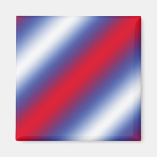 Aimant Rouge, blanc et bleu