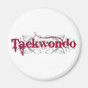 Aimant Rouge du Taekwondo
