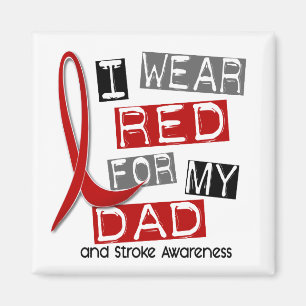 Aimant ROUGE d'USAGE de la course I POUR MON PAPA 37