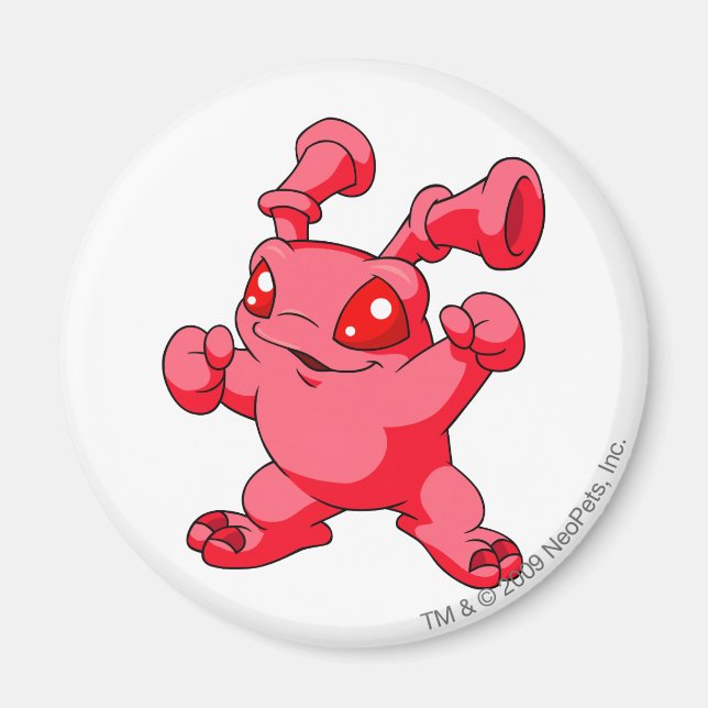 Aimant Rouge Grundo (Devant)