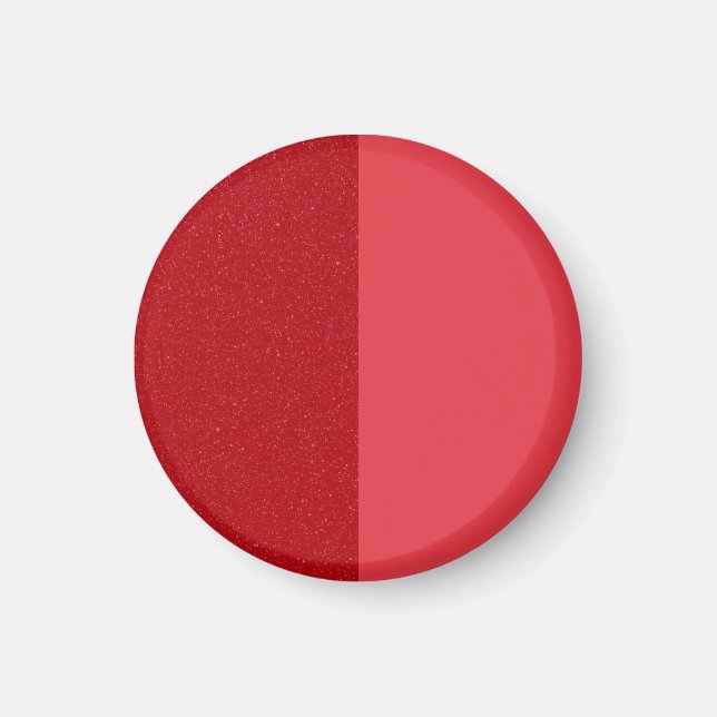 Aimant Rouge Tomate Demi-Texture – Personnalisable (Devant)