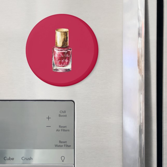 Aimant Rouge Vernis à Ongles Beauté est citation (In situ (réfrigérateur))