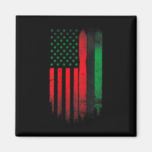 Aimant Rouge Vert Noir Histoire Américaine