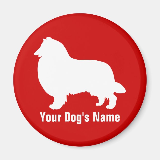 Aimant Rough Collie フ ・ avis リ (Devant)