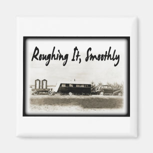Aimant Roughing le sans à-coup dans la remorque vintage