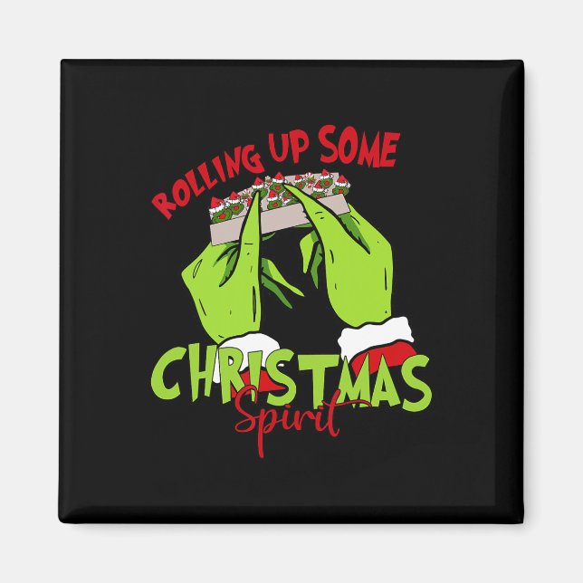 Aimant Rouler vers le haut un esprit Noël Noël Noël Noël  (Devant)