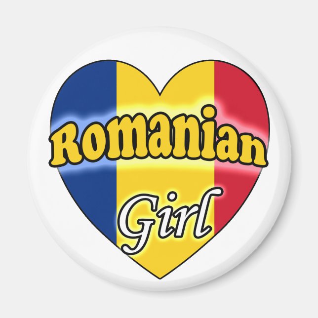 Aimant Roumaine fille (Devant)