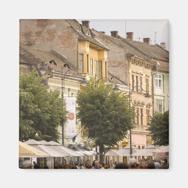 Aimant Roumanie, Sibiu. Nouvelle ville. RF) (Devant)