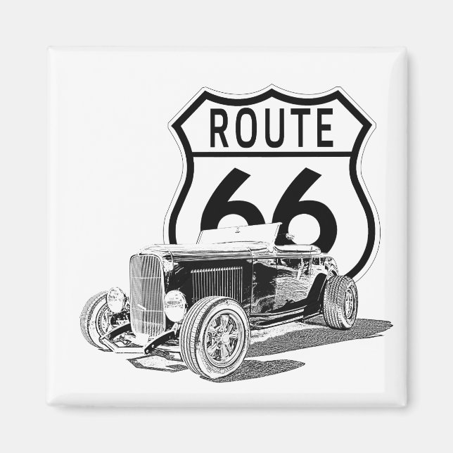 Aimant Route 66 (Devant)