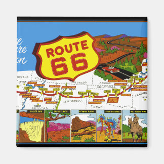 Aimant Route 66 De Los Angeles à Chicago