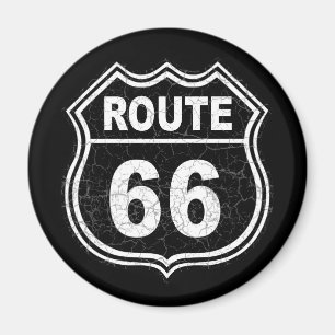 Aimant Route 66 en détresse